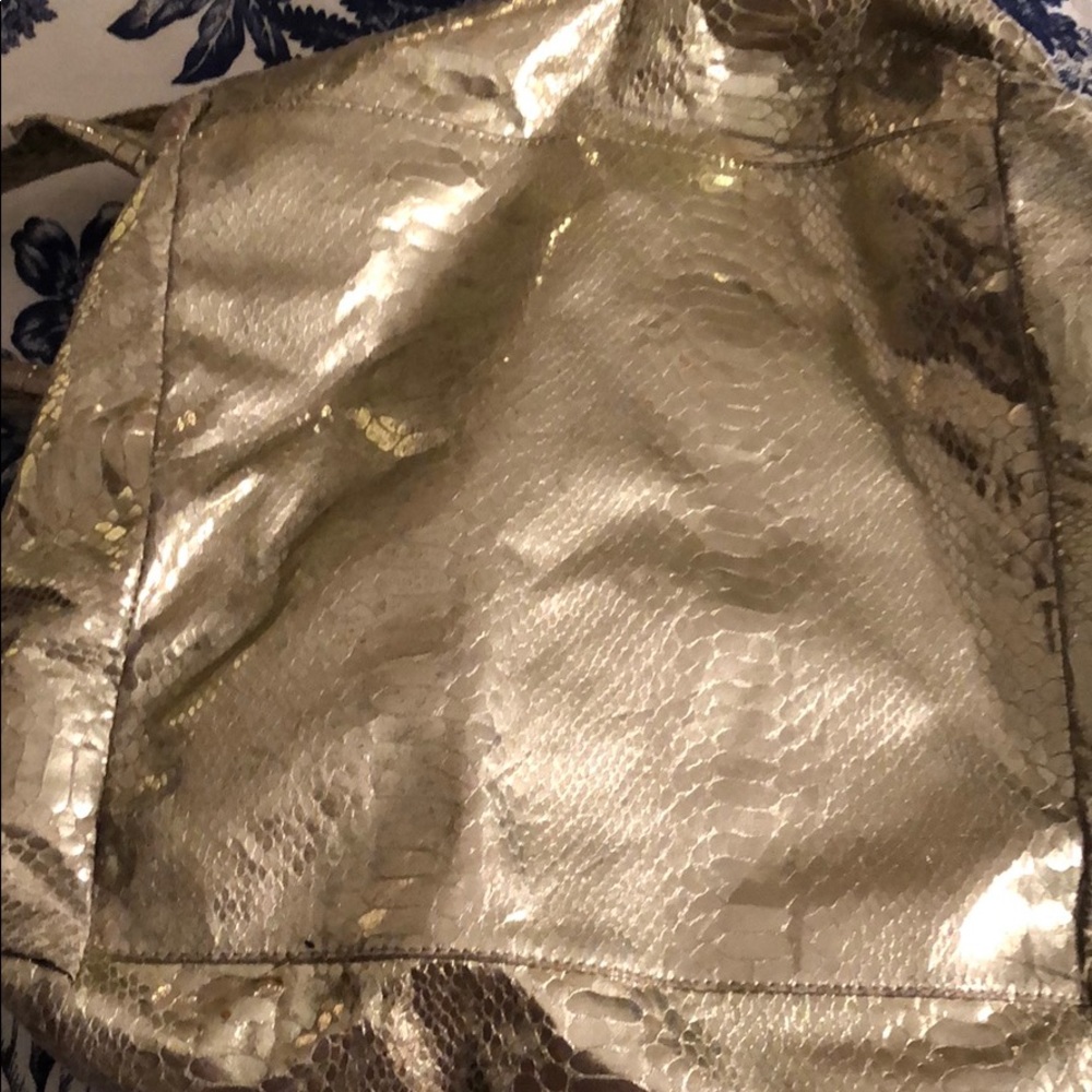 Cross body pressed python bag - Picture 8 of 8